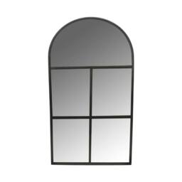 Lemon Pavilion Furniture and Decor Archway Outdoor Mirror - Glass - L1.5 x W50 x H90 cm - Natural Black - thumbnail 1