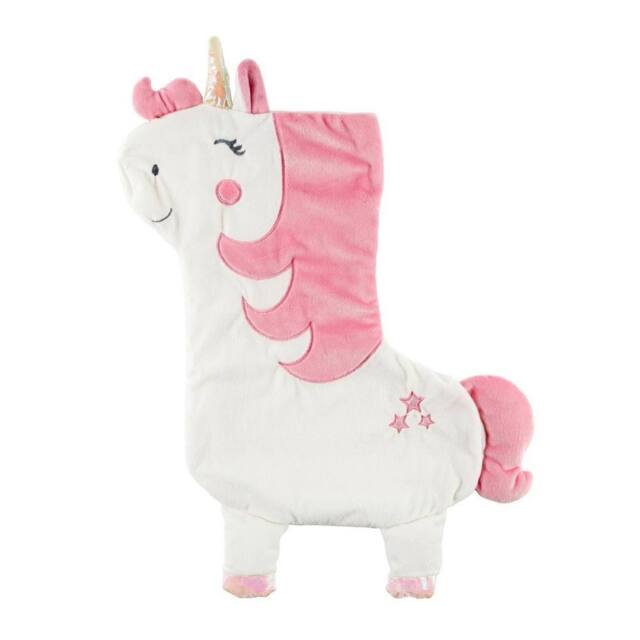 Sass & Belle Christmas Unicorn Stocking Sack - Pink - image 1