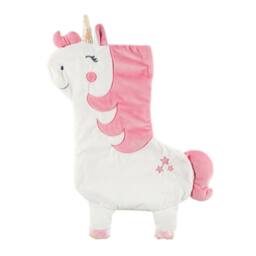 Sass & Belle Christmas Unicorn Stocking Sack - Pink