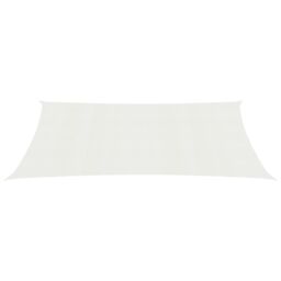 Berkfield Home Sunshade Sail 160 g/m ² White 2.5x5 m HDPE - thumbnail 2