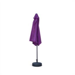 sweeek 3m Round Centre Pole Parasol in Purple - thumbnail 3