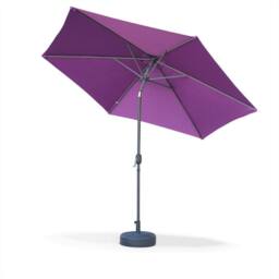 sweeek 3m Round Centre Pole Parasol in Purple - thumbnail 2
