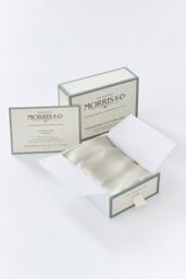 Morris & Co Silk' Standard Pillowcase in Ivory - Size: Standard Pillow Case - thumbnail 2
