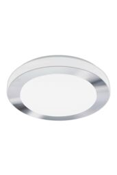 Eglo LED Carpi Chrome Steel IP44 Ceiling Light in Metallic Silver - thumbnail 1