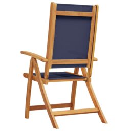 Berkfield Home Folding Garden Chairs 2 pcs Solid Wood Acacia & Textilene in Brown - thumbnail 6