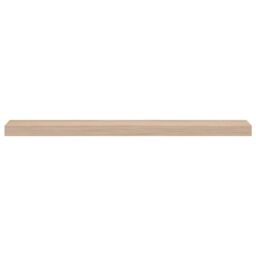Berkfield Home Floating Shelves 2 pcs 90x23.5x4 cm Engineered Wood in Brown - thumbnail 3