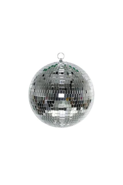 KDMD Silver Disco Bauble 25cm Christmas Ornament - image 1