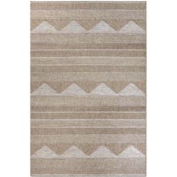 THE RUGS Villeroy & Boch 1809 Wendelin Rug - Soft, Durable Scandy Style in Brown - Size: 155 cm x 230 cm - thumbnail 1