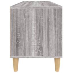 Berkfield Home TV Cabinet Grey Sonoma 100x34.5x44.5 cm Engineered Wood - thumbnail 7