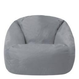 icon Teen Bean Bag Chair Grey Childrens Bean Bags in Light Grey - thumbnail 4
