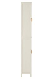 Orsina Practical Design 2 Single 4 Inner Shelves Standing Cabinet, Big Impact Display Cabinet, Slim Storage Unit in Natural - thumbnail 3