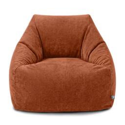 rucomfy Beanbags rucomfy Indoor Large Snuggle Bean Bag Chair - Adults Plush Velora in Orange - thumbnail 5