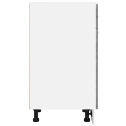 Berkfield Home Drawer Bottom Cabinet Grey Sonoma 30x46x81.5 cm Engineered Wood - thumbnail 6