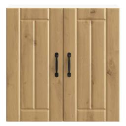 Berkfield Home Kitchen Wall Cabinet Lucca Artisan Oak Engineered Wood in Brown - thumbnail 5