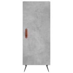 Berkfield Home Highboard Concrete Grey 34.5x34x180 cm Engineered Wood - thumbnail 8