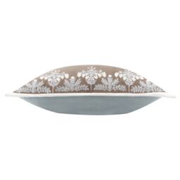 Paoletti Winter Bloom 100% Cotton Embroidered Cushion in Taupe - Size: 50 cm x 50 cm - thumbnail 3