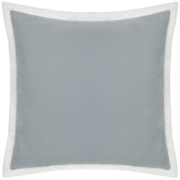 Paoletti Winter Bloom 100% Cotton Embroidered Cushion in Taupe - Size: 50 cm x 50 cm - thumbnail 2
