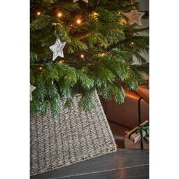Lemon Pavilion Furniture and Decor Square Foldable Tree Skirt - Seagrass - L60 x W60 x H26 cm - Natural in Brown - thumbnail 5