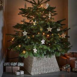 Lemon Pavilion Furniture and Decor Square Foldable Tree Skirt - Seagrass - L60 x W60 x H26 cm - Natural in Brown - thumbnail 2