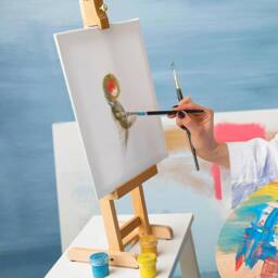 Kelvenix PACK OF 4 Blank Artist Canvas Art Board in White - thumbnail 4