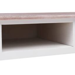 Berkfield Home Writing Desk Brown 110x45x76 cm Wood - Size: 110 x 45 x 76 cm - thumbnail 6