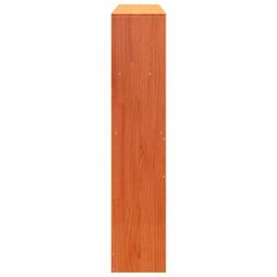 Berkfield Home Headboard with Storage Wax Brown 140 cm Solid Wood Pine - thumbnail 5