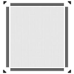 Berkfield Home Magnetic Insect Screen for Windows Anthracite 120x140 cm in Black - thumbnail 6