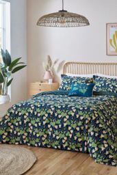 'Flower Of Love' Cotton Duvet Cover Set - thumbnail 1