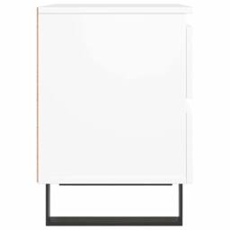 Berkfield Home Bedside Cabinets 2 pcs White 40x35x50 cm Engineered Wood - Size: 40 x 35 x 50 cm - thumbnail 7