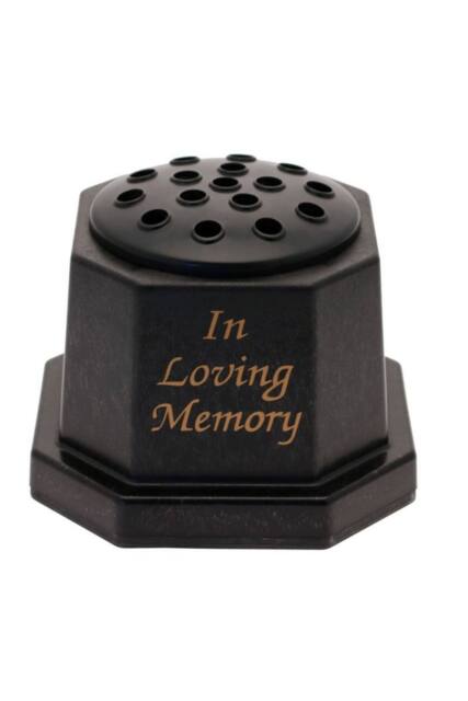 KDMD Black In Loving Memory Vase 15cm - image 1