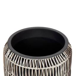 Wyld and Coco Light Brown PE Rattan Planter Set of 2 with Plastic Inserts - thumbnail 9