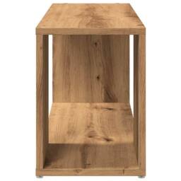 Berkfield Home TV Cabinet Artisan Oak 80x24x32cm Engineered Wood in Brown - Size: 80 x 24 x 32 cm - thumbnail 6