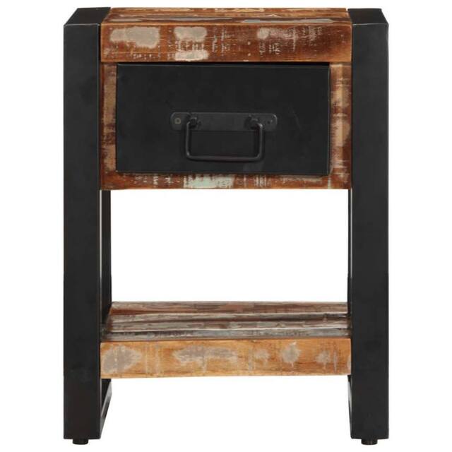 Berkfield Home Bedside Cabinets 2 pcs Multicolour Solid Rough Wood Mango - image 1