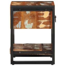 Berkfield Home Bedside Cabinets 2 pcs Multicolour Solid Rough Wood Mango - thumbnail 7