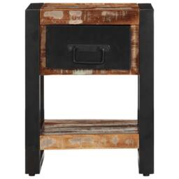 Berkfield Home Bedside Cabinets 2 pcs Multicolour Solid Rough Wood Mango