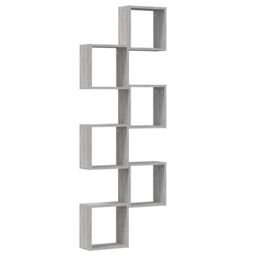 Berkfield Home Wall Cube Shelves 6 pcs Grey Sonoma 30x15x30 cm - Size: 30 x 15 x 30 cm - thumbnail 4