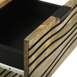 Berkfield Home Sideboard - 40 x 33.5 x 75 cm, made from solid mango & engineered wood in Brown - Size: 40 x 33.5 x 75 cm - thumbnail 7