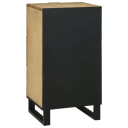 Berkfield Home Sideboard - 40 x 33.5 x 75 cm, made from solid mango & engineered wood in Brown - Size: 40 x 33.5 x 75 cm - thumbnail 5
