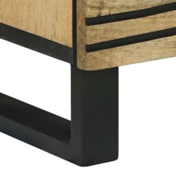 Berkfield Home Sideboard - 40 x 33.5 x 75 cm, made from solid mango & engineered wood in Brown - Size: 40 x 33.5 x 75 cm - thumbnail 8