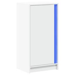 Berkfield Home Sideboard with LED White 42.5x34x85 cm Engineered Wood - thumbnail 3