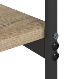 Berkfield Home Console Table Sonoma oak 101 x 35 x 80.5 cm Engineered wood in Brown - thumbnail 8
