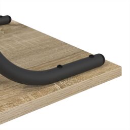 Berkfield Home Console Table Sonoma oak 101 x 35 x 80.5 cm Engineered wood in Brown - thumbnail 9