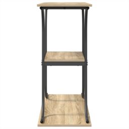 Berkfield Home Console Table Sonoma oak 101 x 35 x 80.5 cm Engineered wood in Brown - thumbnail 6