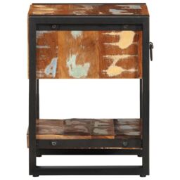 Berkfield Home Bedside Cabinets 2 pcs Multicolour Solid Rough Wood Mango - thumbnail 7