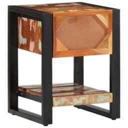 Berkfield Home Bedside Cabinets 2 pcs Multicolour Solid Rough Wood Mango - thumbnail 8