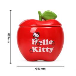Hello Kitty Apple Shaped Scented Candle - Sweet Apple - 170G (1-Wick) - HKD004AP in Red - Size: Medium - thumbnail 3