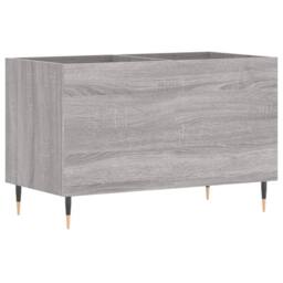 Berkfield Home Record Cabinet Grey Sonoma 74.5x38x48 cm Engineered Wood - thumbnail 2