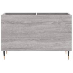 Berkfield Home Record Cabinet Grey Sonoma 74.5x38x48 cm Engineered Wood - thumbnail 4