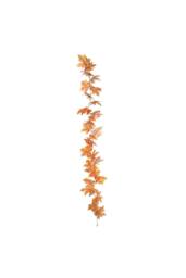 KDMD Essential Autumn Large Leaf Maple Garland - Orange -170cm - thumbnail 1