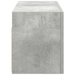 Berkfield Home Decorative Bathroom Wall Cabinet Concrete Grey 60x25x30 cm Engine - Size: 60 x 25 x 30 cm - thumbnail 7